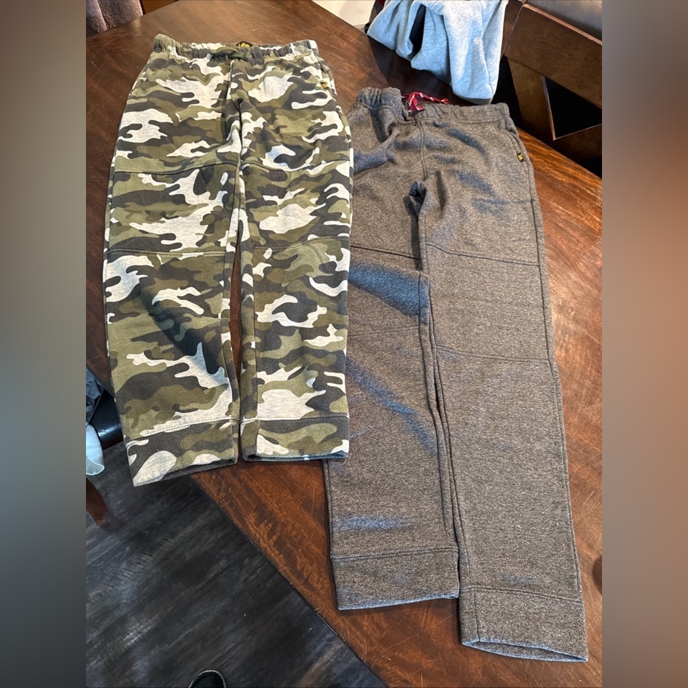 Lee Kids Camouflage and Dark Gray Joggers Youth L (14/6)